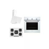 Bosch & Ferre Large Daylight 3 lü Ankastre Set ( HBF011BV1T - SS036 - D087 ) 75 cm Ocak