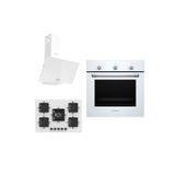 Bosch & Ferre Large Daylight 3 lü Ankastre Set ( HBF011BV1T - SS036 - D087 ) 75 cm Ocak