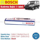 Bosch Fiat Doblo 1.3 Multijet 2006-2012 1 Adet Kızdırma Bujisi