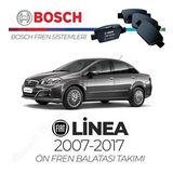 Bosch Fiat Linea 1.3 JTD 2007 - 2017 Ön Fren Balata Takımı