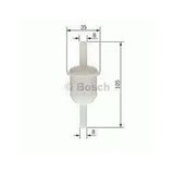 Bosch Fiat Panda 1000 ACT 1987-1990 Benzin Filtresi