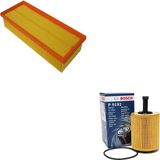 Bosch Filtre Bakım Seti Audi A5 2.0 Tdı 143 Beygir Caga Motor 2009-2015 Hava + Yağ Filtre