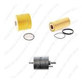 Bosch Filtre Bakım Seti Audi A6 2.4 3.0 3.2 Benzin 2005-2011 Hava + Yağ F. + Yakıt Filtre Mahle
