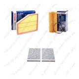 Bosch Filtre Bakım Seti BMW 5 SERİSİ E60 520 d Dizel 2008-2010 M47D20(204D4) Motor Hava + Yağ f. + Polen Filtre Sardes