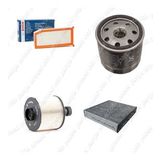 Bosch Filtre Bakım Seti Dacia Lodgy 1.5 Dci 109 Beygir K9K666 Motor Hava + Yağ F + Yakıt F. + Polen Bosch