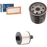 Bosch Filtre Bakım Seti Dacia Lodgy 1.5 Dci 109 Beygir K9K666 Motor Hava + Yağ f. + Yakıt Filtre Bosch