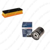 Bosch Filtre Bakım Seti Fiat Grande Punto 1.2 1.4 Benzinli Hava + Yağ Filtre