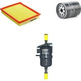 Bosch Filtre Bakım Seti Fiat Palio Benzinli 1999-2001 1.2 1.4 1.6 Hava + Yağ F. + Yakıt Filtre Bosch