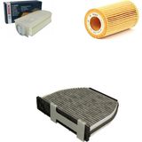 Bosch Filtre Bakım Seti Mercedes E250 CDI Euro 6 Motor W212 2009-2016 Dizel Hava + Yağ F. + Polen Filtre Bosch