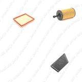 Bosch Filtre Bakım Seti Peugeot 206 1.6 Benzinli 2001-2004 Hava + Yağ F. + Polen Filtre Sion
