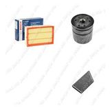 Bosch Filtre Bakım Seti Peugeot 206 2.0 Benzinli 1998-2009 180 Beygir Hava + Yağ f. + Polen Filtre Sion
