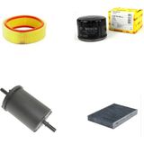 Bosch Filtre Bakım Seti Renault Clio II 1.4 Benzinli 1998-2004 Yuvarlak Filtre Hava + Yağ F + Yakıt F. + Polen Sardes