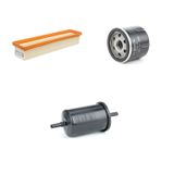 Bosch Filtre Bakım Seti Renault Clio Iıı 1.2 Benzinli 2006-2012 Hava + Yağ F.+ Yakıt Filtre Bosch