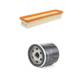 Bosch Filtre Bakım Seti Renault Clio Iıı 1.2 Benzinli 2006-2012 Hava + Yağ Filtre
