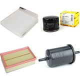 Bosch Filtre Bakım Seti Renault Clio Iıı 1.4 16V 2005-2012 Hava + Yağ + Yakıt Filtre + Polen Sardes