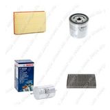 Bosch Filtre Bakım Seti Seat Toledo 1.6 105 Beygir 2002-2006 AUS AZD BCB Motor Hava + Yağ F + Yakıt F. + Polen Sardes