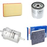 Bosch Filtre Bakım Seti Skoda Fabia 1.4 16V Benzinli 2000-2008 Hava + Yağ F.+ Yakıt Filtre + Polen Sardes