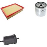 Bosch Filtre Bakım Seti Skoda Felicia 1.6 1998-2002 Benzinli Hava + Yağ F. + Yakıt Filtre Filtron