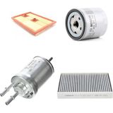 Bosch Filtre Bakım Seti Skoda Rapid 1.4 TSI 2013-2016 125 Beygir CZCA Motor Hava + Yağ F + Yakıt F. + Polen Bosch