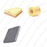 Bosch Filtre Bakım Seti Skoda Roomster 1.2 Benzinli 2007-2010 Hava + Yağ F. + Polen Filtre Sardes