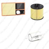 Bosch Filtre Bakım Seti Skoda Roomster 1.6 Benzinli 2007-2010 Hava + Yağ F. + Yakıt Filtre Bosch