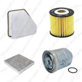 Bosch Filtre Bakım Seti Toyota Auris 1.4 D 4d Dizel 2009-2012 Hava + Yağ F + Yakıt F. + Polen Bosch