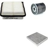 Bosch Filtre Bakım Seti Toyota Auris 1.6 Benzin 2007-2008 Hava + Yağ F. + Polen Filtre Bosch