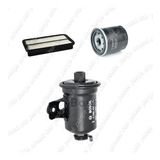 Bosch Filtre Bakım Seti Toyota Corolla 1.6 105 Beygir 1990-1993 Benzinli Hava + Yağ f. + Yakıt Filtre Bosch