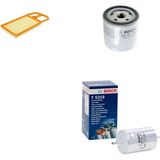Bosch Filtre Bakım Seti Volkswagen Golf 4 1.6 Benzin AUS ATN Motor 105 Beygir 1998-2003 Hava + Yağ f. + Yakıt Filtre Bosch