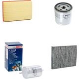 Bosch Filtre Bakım Seti Volkswagen Golf 4 1.6 Benzin AZD BCB Motor 105 Beygir 1998-2003 Hava + Yağ F + Yakıt F. + Polen Bosch