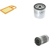 Bosch Filtre Bakım Seti Volkswagen Polo 1.4 100 Beygir AFH Benzinli 1995-1999 Hava + Yağ f. + Yakıt Filtre Bosch