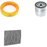 Bosch Filtre Bakım Seti Volkswagen Polo 1.4 60 Beygir AEX AKV APQ Benzinli 1995-1999 Hava + Yağ F. + Polen Filtre Bosch