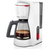 Bosch Filtre Kahve Makinesi Mymoment TKA3M131, Cam Sürahi 1,25 L, 10-15 Fincan Için, 60 Dakika Sıcak Tutma Fonksiyonu, Damlama Önleyici, Dönebilen Filtre Tutucu, Kireç Çözme Programı, 1200 Watt, Mat B