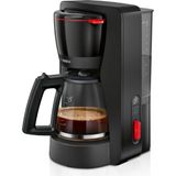 Bosch Filtre Kahve Makinesi Mymoment TKA3M133, Cam Sürahi 1,25 L, 10-15 Fincan Için, 60 Dakika Sıcak Tutma Fonksiyonu, Damlama Önleyici, Dönebilen Filtre Tutucu, Kireç Çözme Programı, 1200 Watt, Mat S