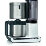 Bosch Filtre Kahve Makinesi Styline TKA8A681, Aroma Sensörü, Paslanmaz Çelik Termos Sürahi 1,1 L, 8-12 Fincan Için, Otomatik Kapatma, Kireç Çözme Sistemi, Damlama Önleyici, Çıkarılabilir Su Deposu (1