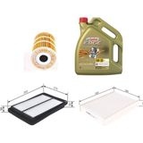 Bosch Filtre Seti Nissan Qashqai 2014-2019 Dizel 1.6 - 3'lü Set + Castrol 5W30 Edge 5 Lt