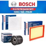 Bosch Ford Fiesta 1.5 Tdcı 2013-2018 Filtre Bakım Seti | Yağ + Hava + Polen