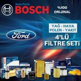 Bosch Ford Fiesta 1.6 Benzin Filtre Bakım Seti 2002-2008 4np