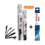 Bosch Ford Fiesta (2012-2017) Ön Arka Silecek Muz Tipi Takım Flat Wiper