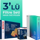 BOSCH FORD Focus 1.0 Benzin Filtre Bakım Seti (2012-2017) 3 lü