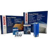 Bosch Ford Focus 1 1.6 Benzinli Bosch Filtre Bakım Seti 1998-2005 Hava+Yağ+Standart Polen+Buji Seti+Orj Benzin Filtresi