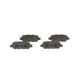 BOSCH Fren Balatası, Arka Nissan Juke (2014-2019), Qashqai I (2007-2013), X-Trail (2003-2013) 105.3(W1)-83.1(W2) x 13.7(T) x 37.9(H1)-38.4(H2) mm 986495089 BP1515