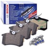 BOSCH Fren Balatası, Arka Vw Beetle (14-2019), Jetta IV (14-2017), Audi A3 (98-2003), A4 B5 (96-2001), Peugeot 308 (09-2014), Seat Ibiza IV (2010-2015) 87.2(W) x 16.3(T) x 53.2(H1) mm 986461769 BP2694