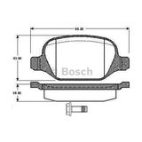 Bosch Fren Balatası Arka Wva 23517 Fiat Linea 07 Alfa Romeo 147 156 1.6 1.9jtd 2.0
