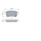 Bosch Fren Balatası Nıssan Renault Grand Scenic Iıı 1.2 Grand Scenic Iıı 1.4 Grand Scenic Iıı 1.5 Dci Gr And Scenic Iıı 1.6
