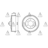 BOSCH Fren Kampanası Navara 06-15 / 16= Pickup / Arka Takım 2 Adet 43206-EB360 - BSH-0986477215