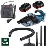 Bosch Gas 18V-1 Professional Akülü El Süpürgesi 3 Ah Çift Batarya