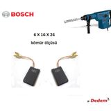 Bosch GBH 11DE KIRICI DELİCİ İTHAL SİGORTALI KÖMÜRÜ 6 X 16 X 26