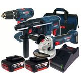 Bosch Gbh 180-Li Gsb 180-Li Gws 180-Li 2X5.0AH Akülü Vidalama Makinesi