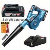 Bosch Gbl 18 V 120 Hava Üfleyici 2 Amper Çift Batarya Hızda Emiş Gücü